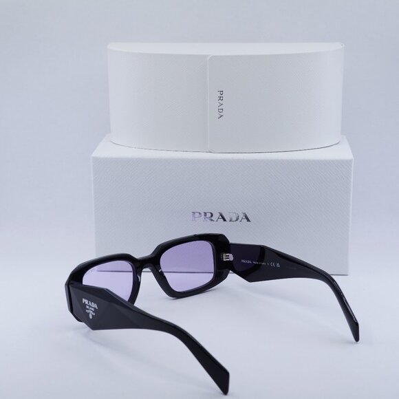 Final Price! Prada PR17WS 16K40J Black Violet Sunglasses - Picture 9 of 9